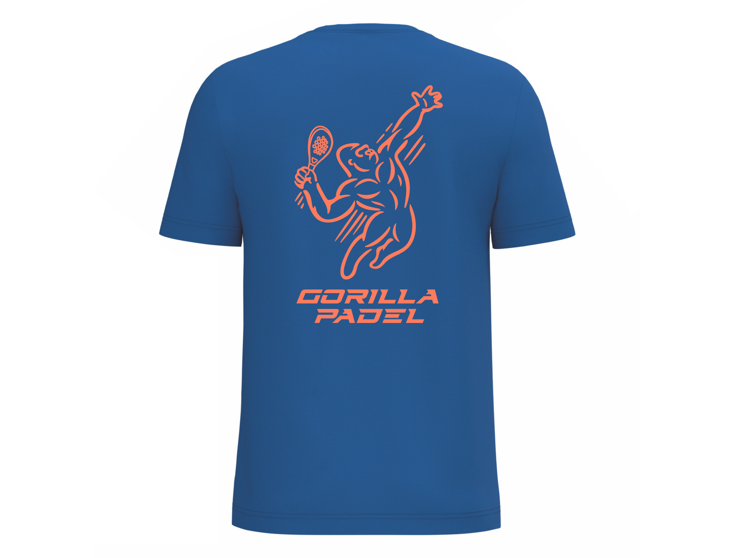 Gorilla Padel Shirt Donker Blauw Oranje - Kids