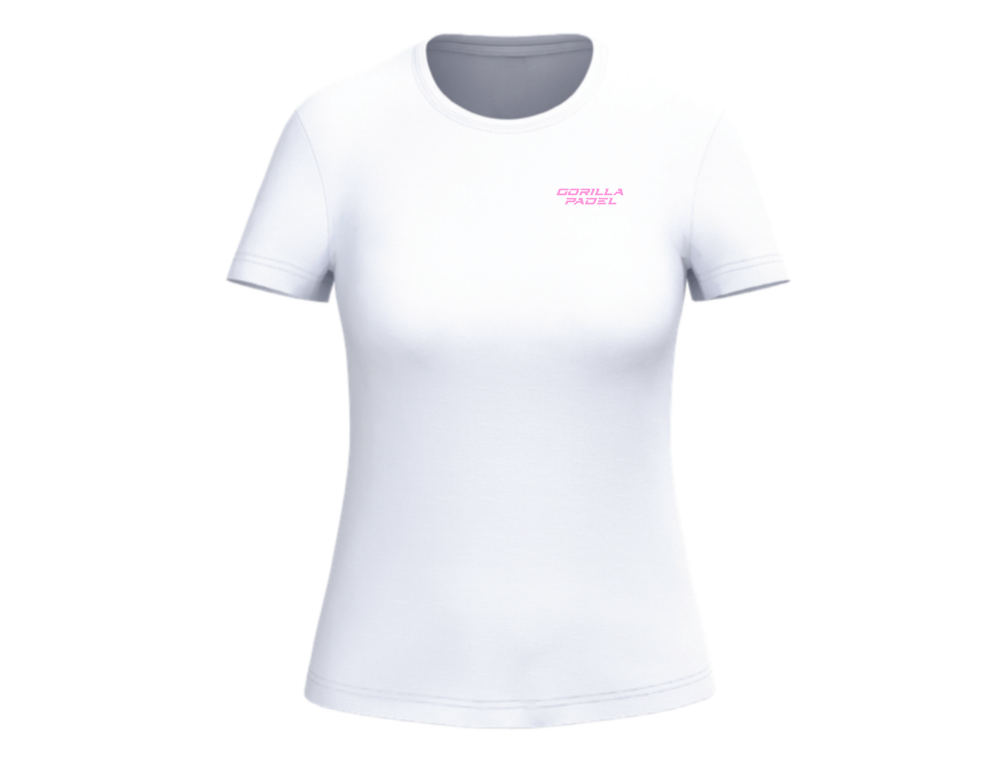 Gorilla Padel Shirt Dames Wit Roze