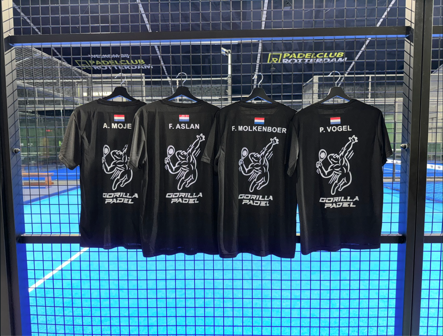 *EIGEN NAAM* Gorilla Padel Shirt