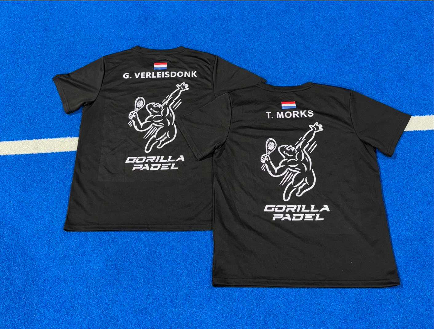 *EIGEN NAAM* Gorilla Padel Shirt