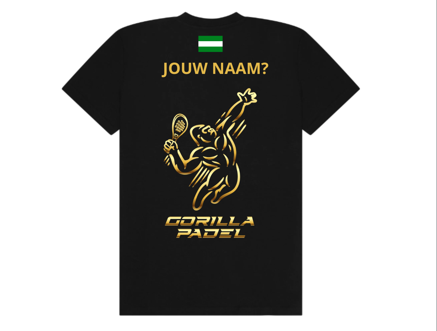 *EIGEN NAAM* Gorilla Padel Shirt