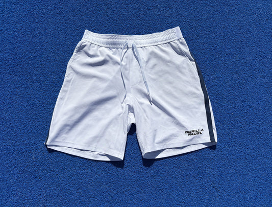 Gorilla Padel Broekje Wit Marine Blauw - Kids
