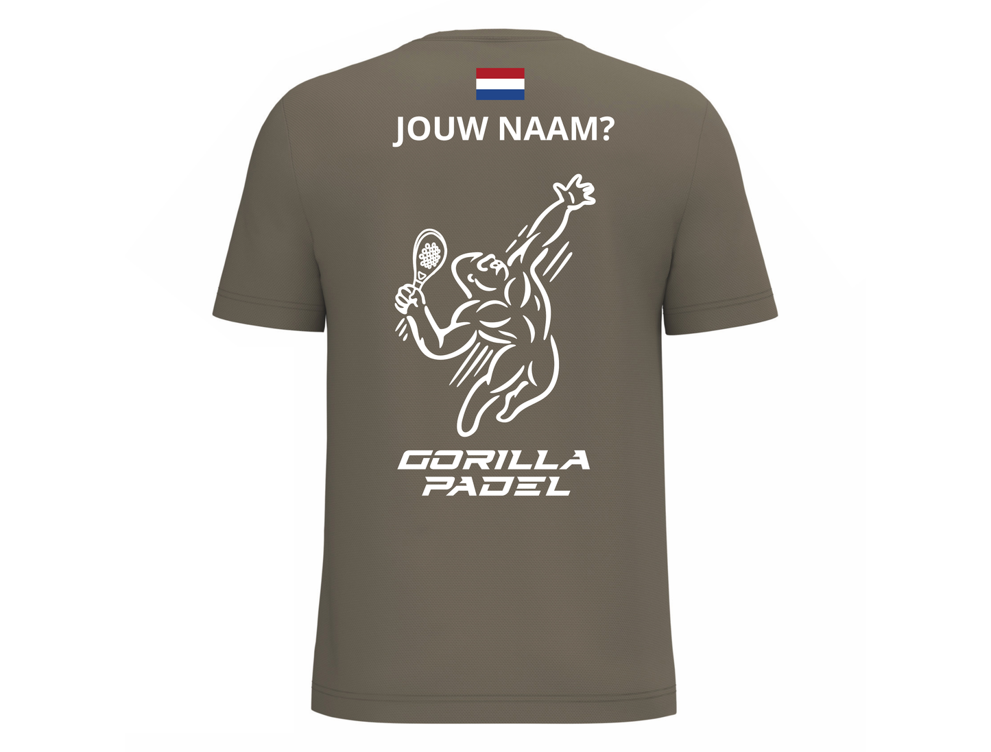 *EIGEN NAAM* Gorilla Padel Shirt