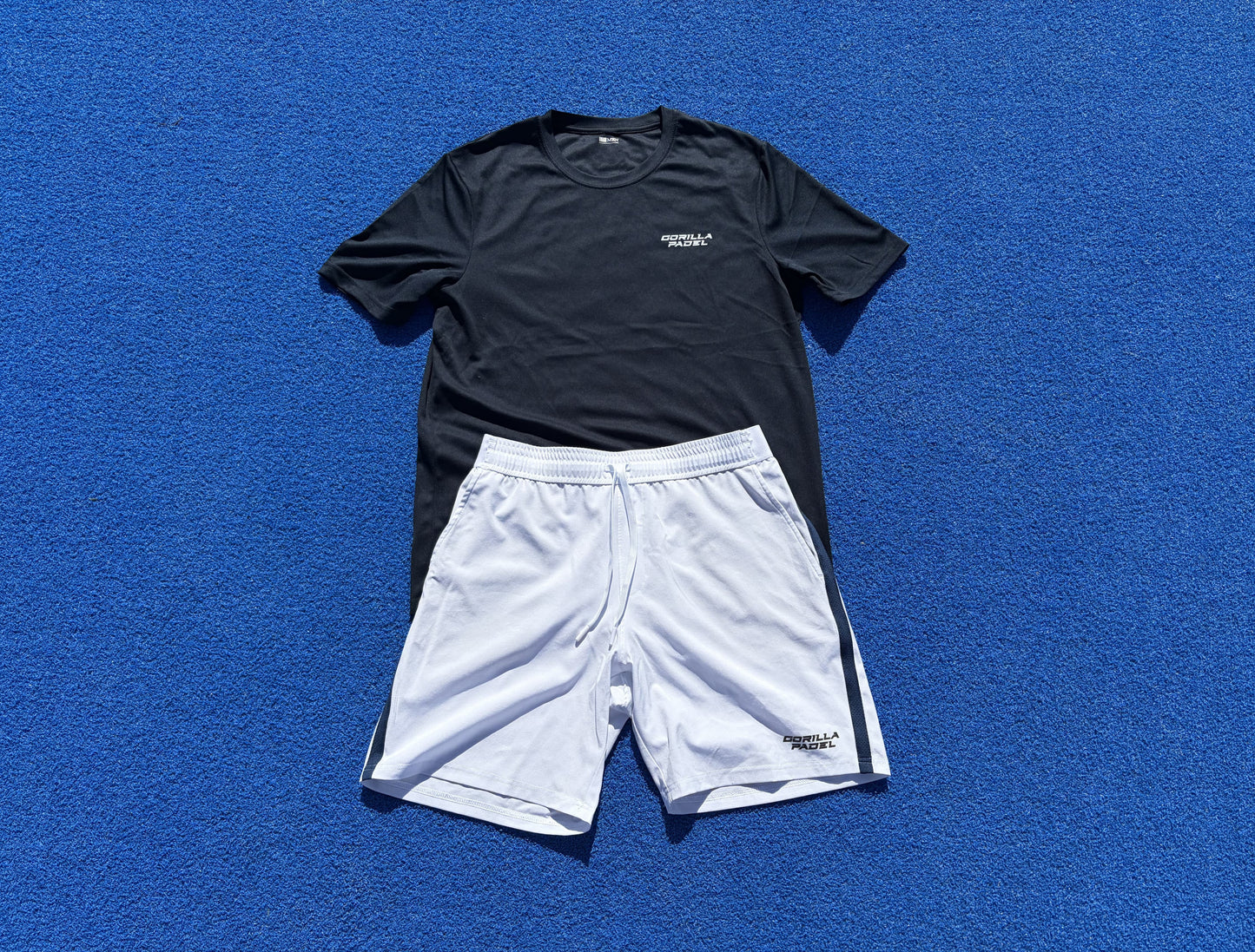 Gorilla Padel Set Marine Blauw Wit - Kids
