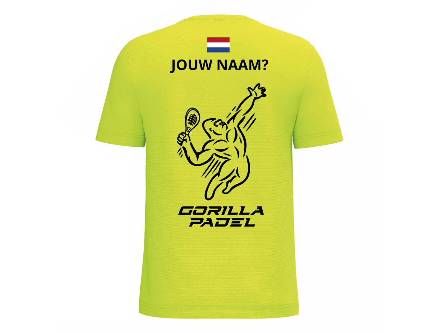*EIGEN NAAM* Gorilla Padel Shirt