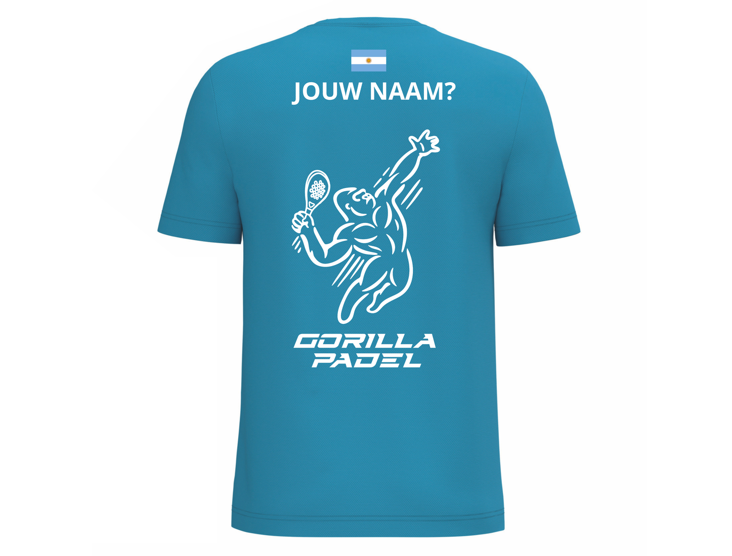 *EIGEN NAAM* Gorilla Padel Shirt