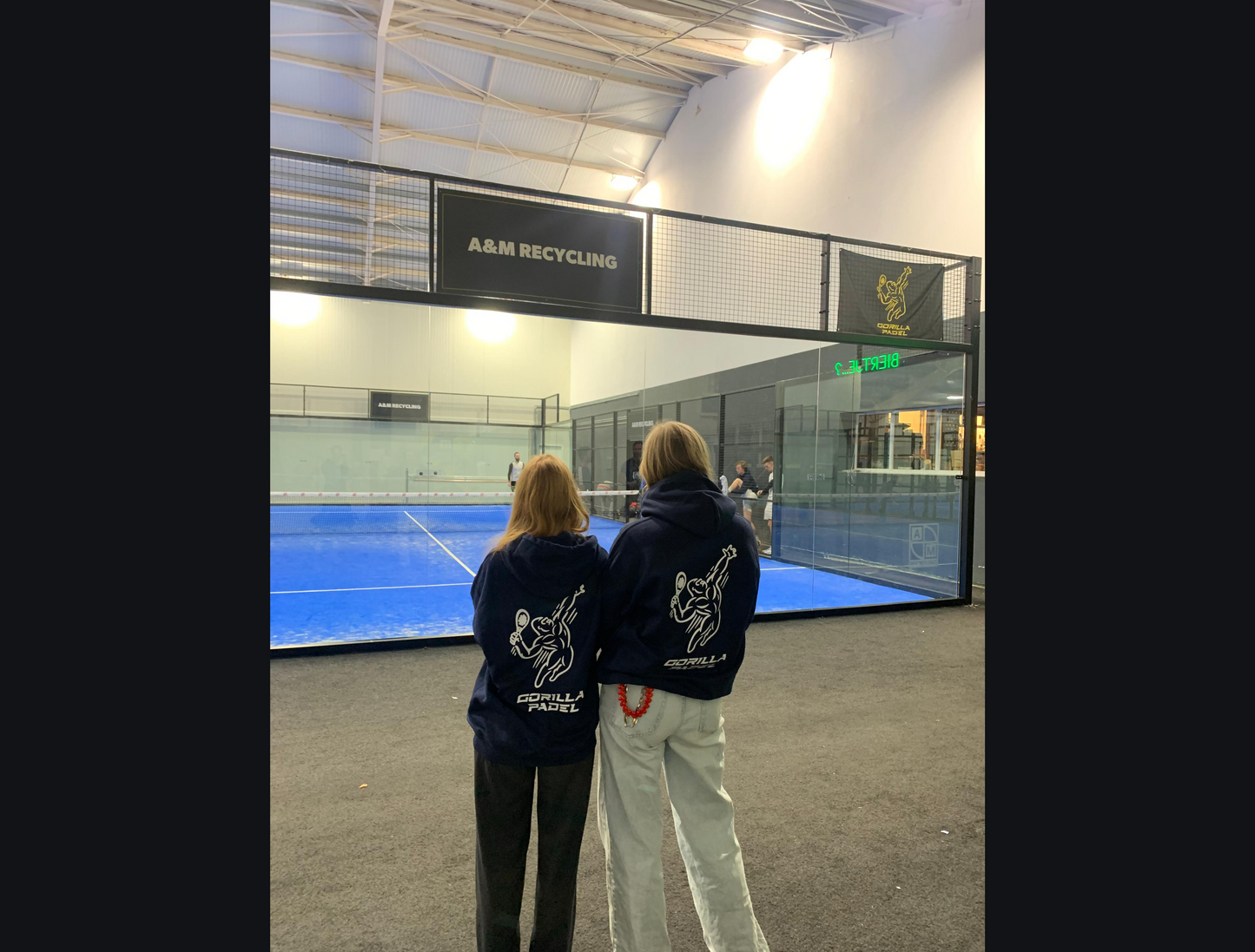 Gorilla Padel Hoodie Blauw