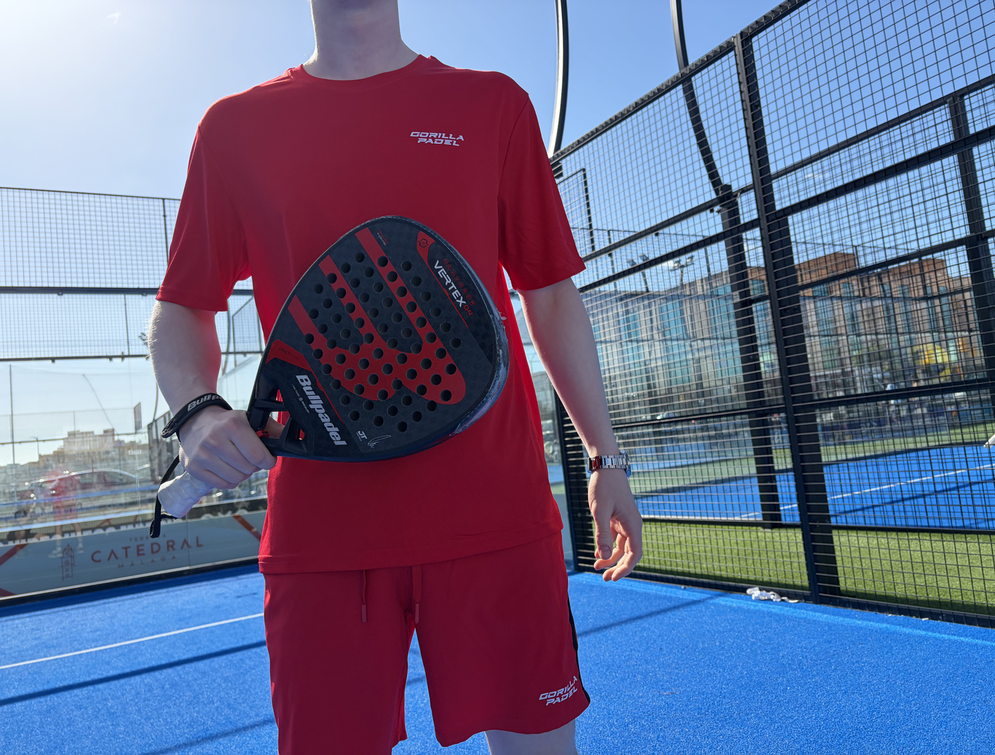 *EIGEN NAAM* Gorilla Padel Set Rood