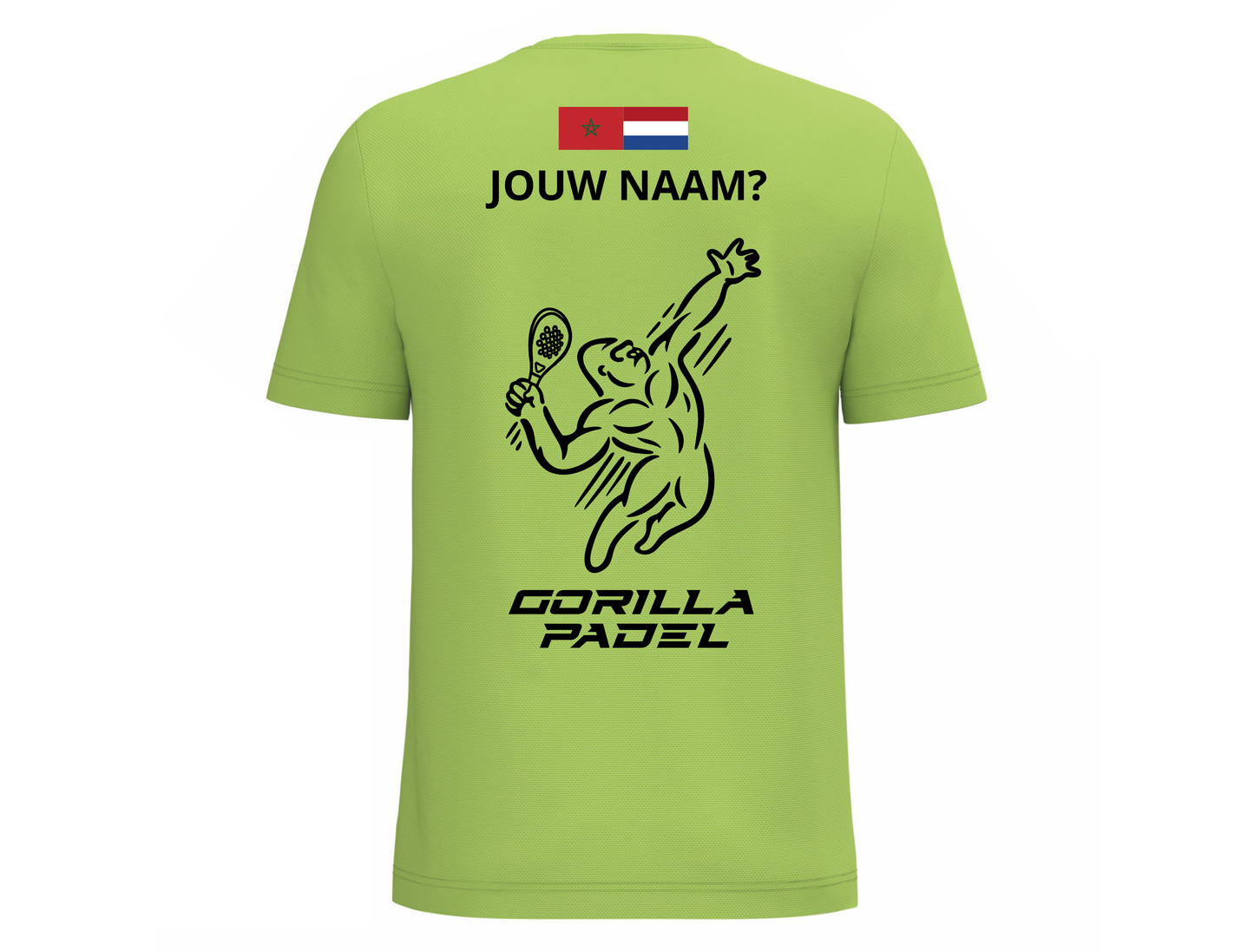 *EIGEN NAAM* Gorilla Padel Shirt