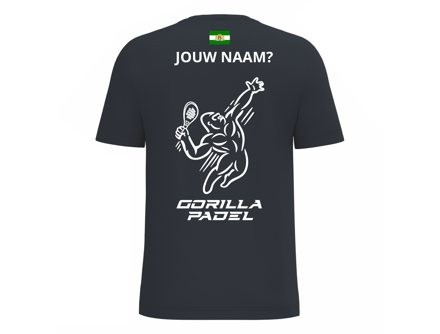 *EIGEN NAAM* Gorilla Padel Shirt