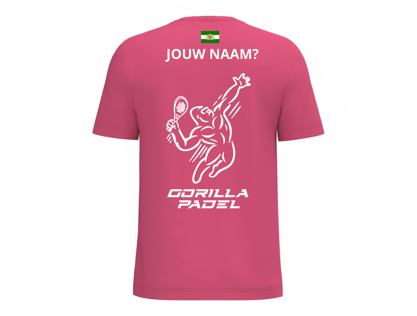 *EIGEN NAAM* Gorilla Padel Shirt