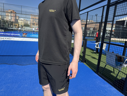 Gorilla Padel Set Zwart Goud - Kids
