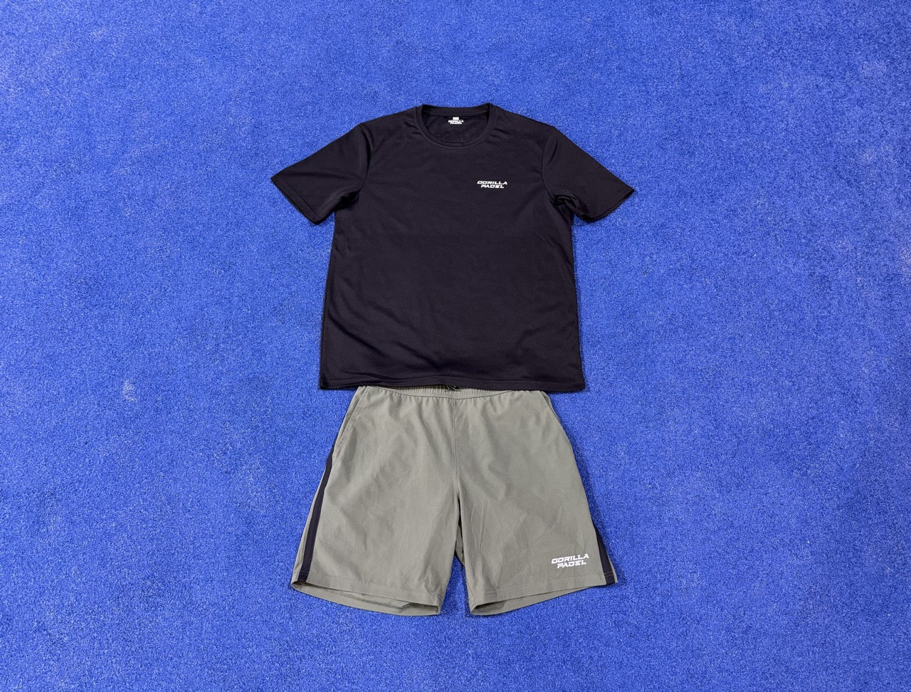 *EIGEN NAAM* Gorilla Padel Set Zwart Khaki