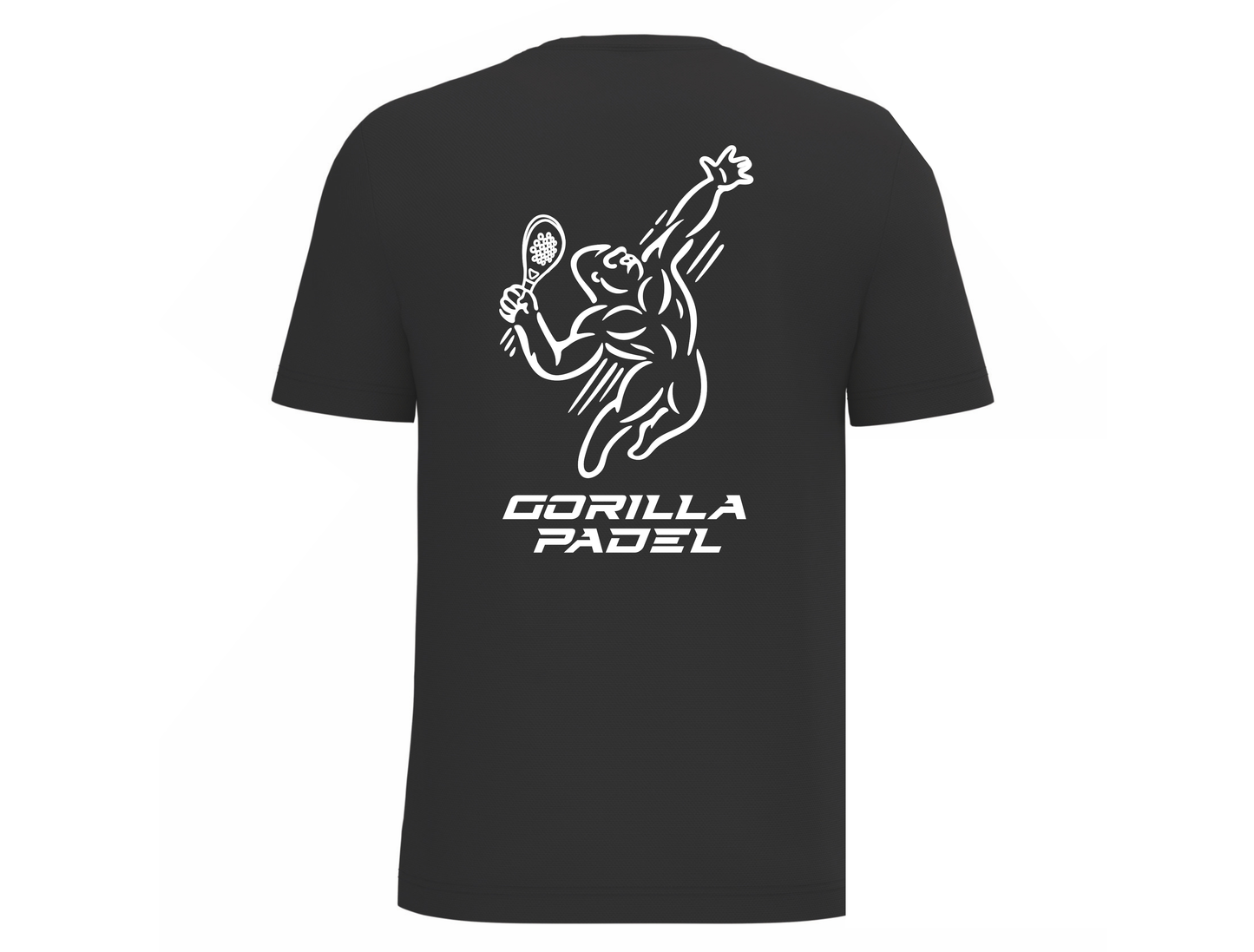 Gorilla Padel Shirt Zwart Wit - Kids