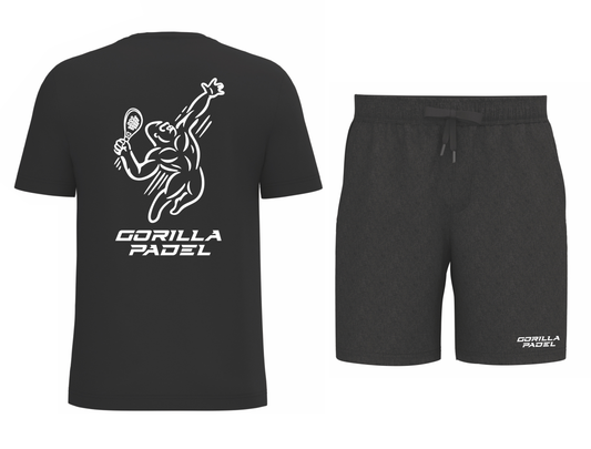 Gorilla Padel Set Zwart Wit