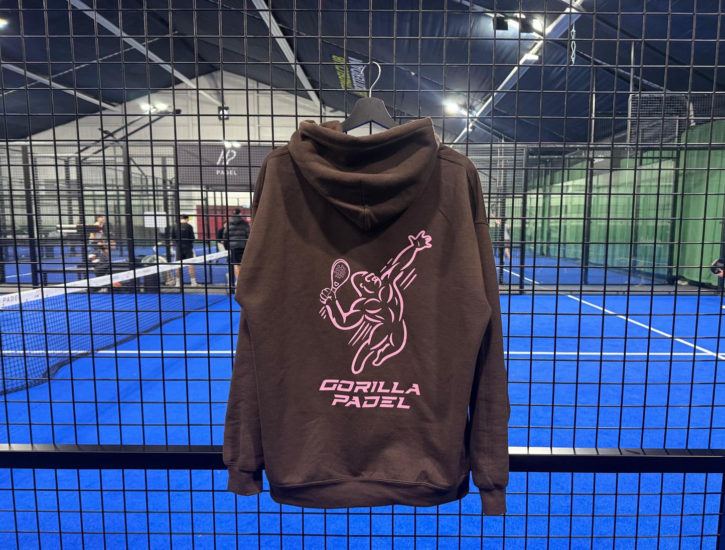 Gorilla Padel Hoodie Bruin