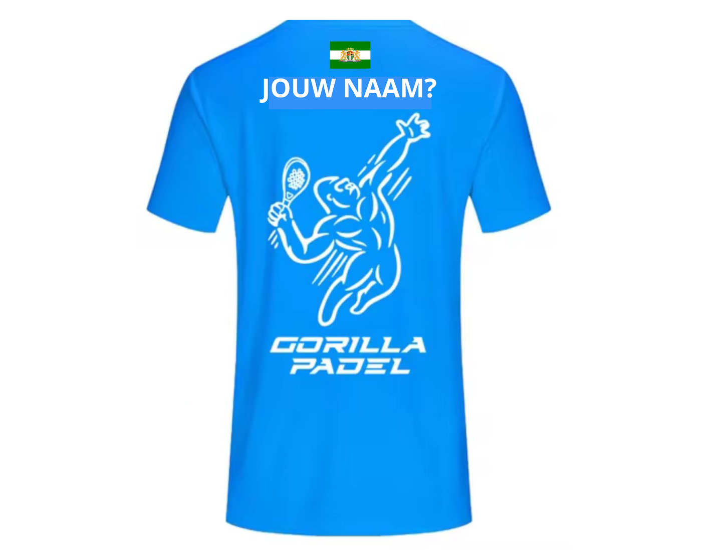 *EIGEN NAAM* Gorilla Padel Shirt