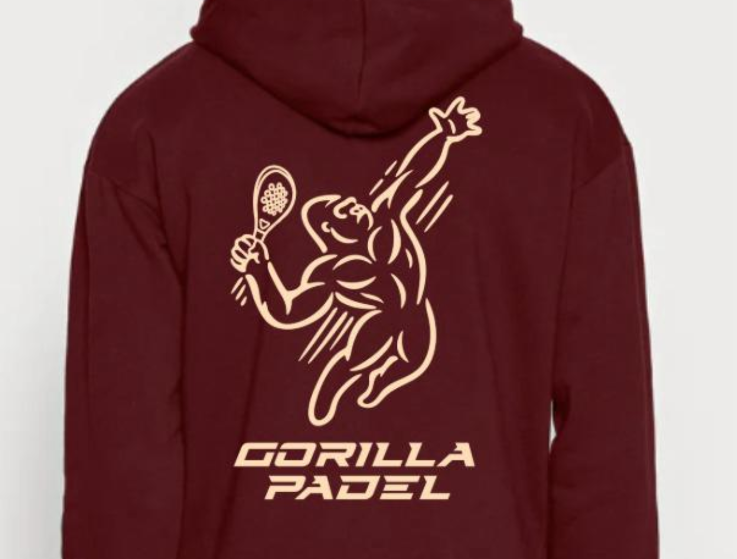 Gorilla Padel Hoodie Rood