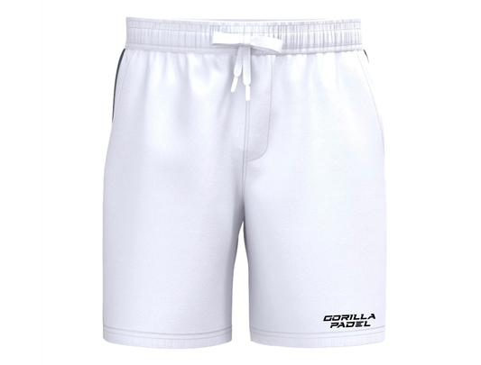 Gorilla Padel Broekje Wit Marine Blauw