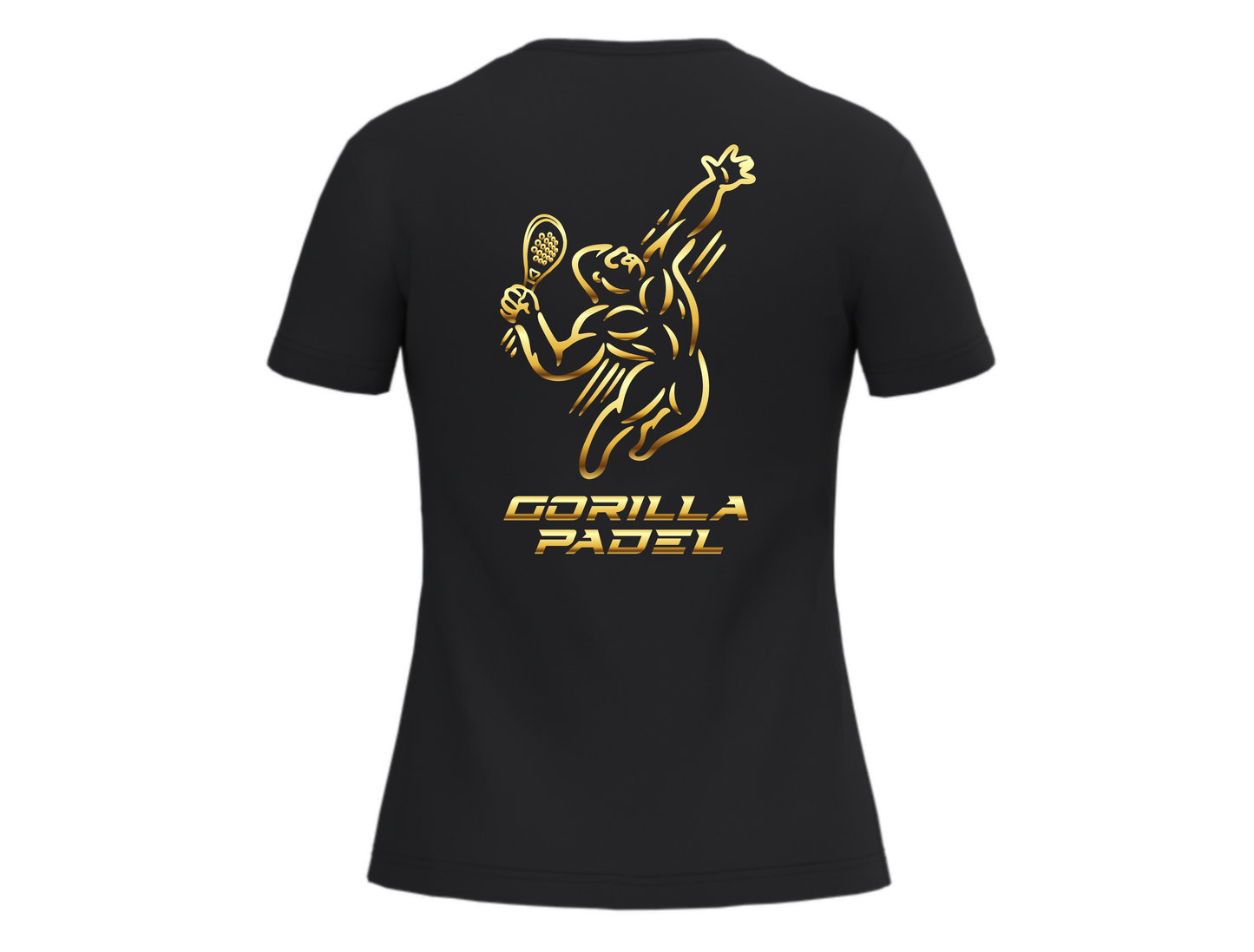 Gorilla Padel Shirt Dames Zwart Goud