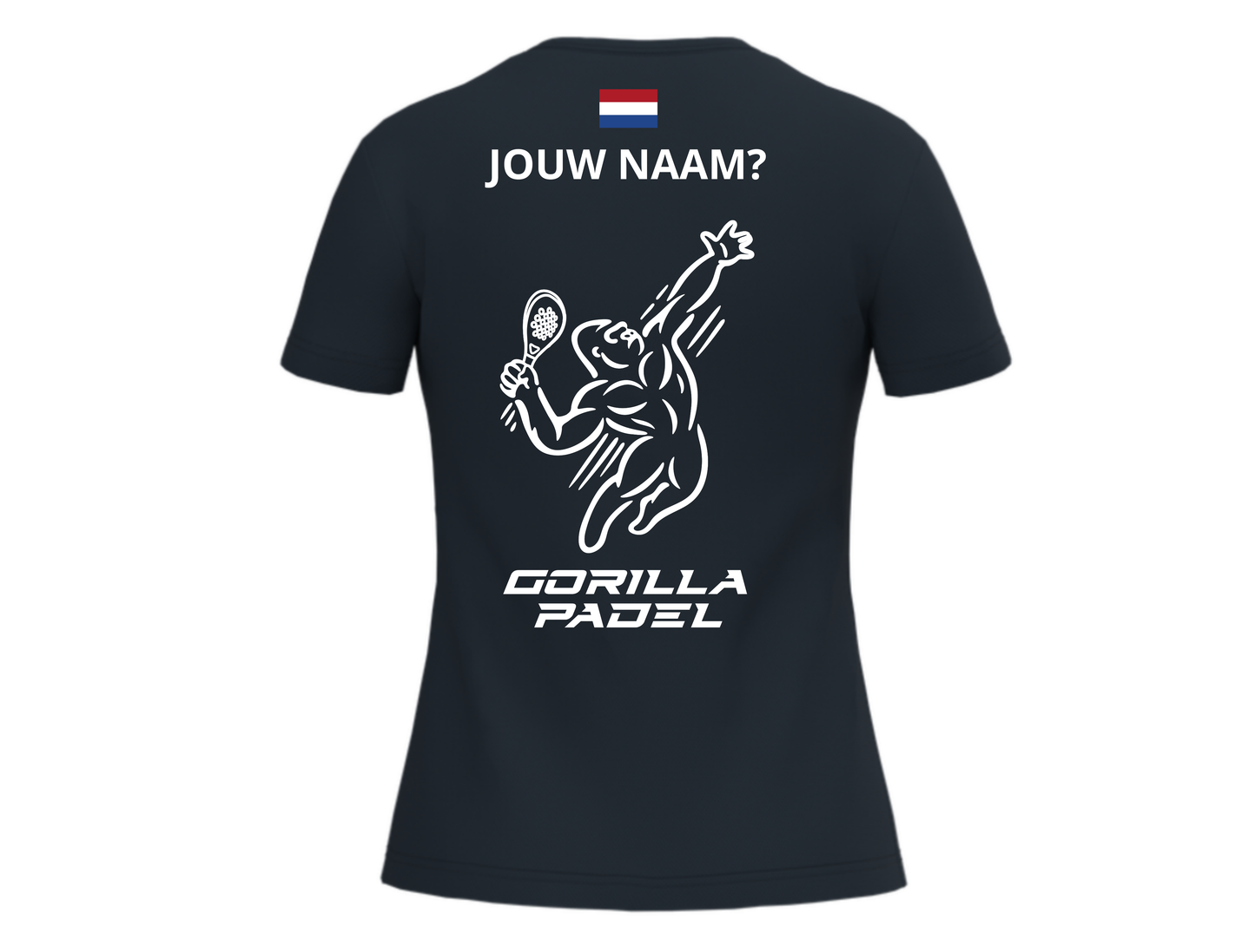 *EIGEN NAAM* Gorilla Padel Shirt Dames