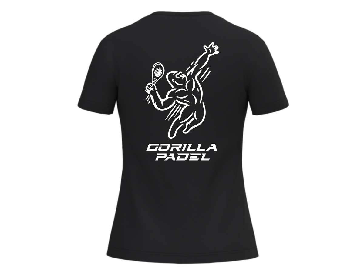 Gorilla Padel Shirt Dames Zwart Wit