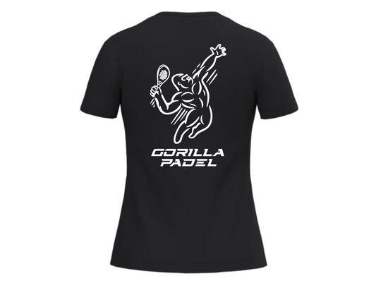 Gorilla Padel Shirt Dames Zwart Wit
