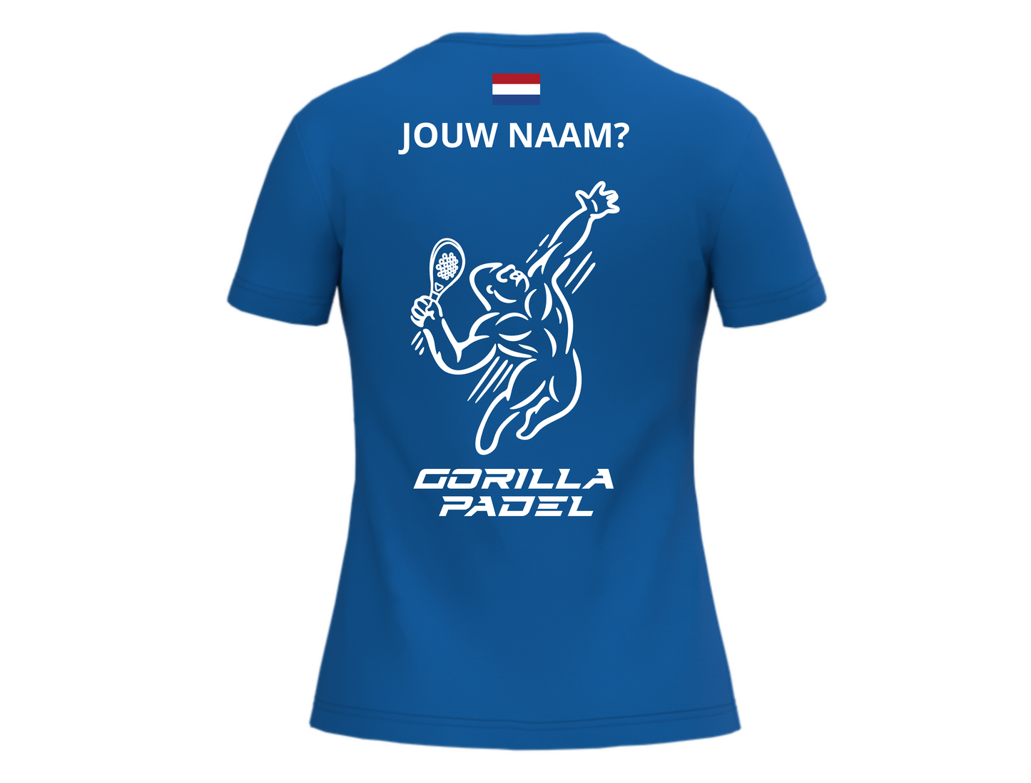 *EIGEN NAAM* Gorilla Padel Shirt Dames