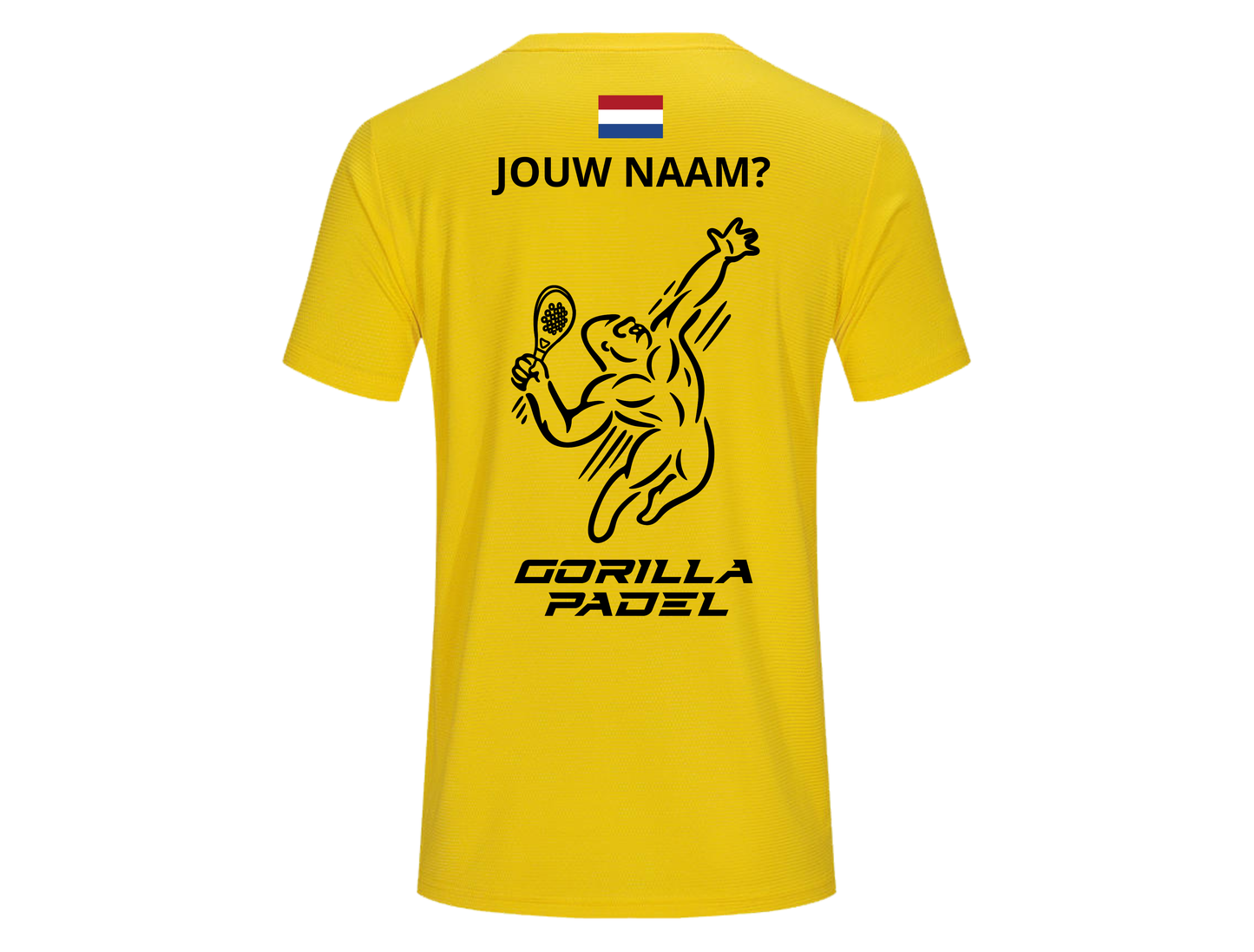 *EIGEN NAAM* Gorilla Padel Shirt