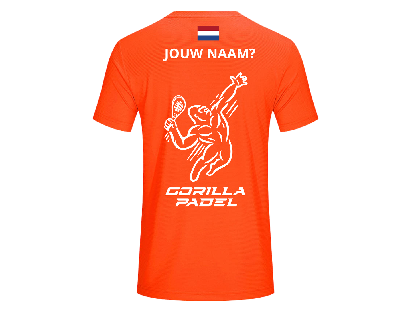 *EIGEN NAAM* Gorilla Padel Shirt