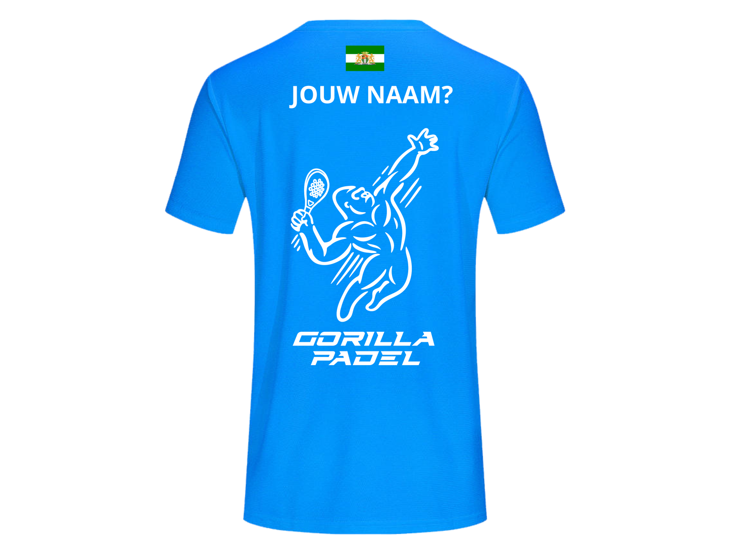 *EIGEN NAAM* Gorilla Padel Shirt