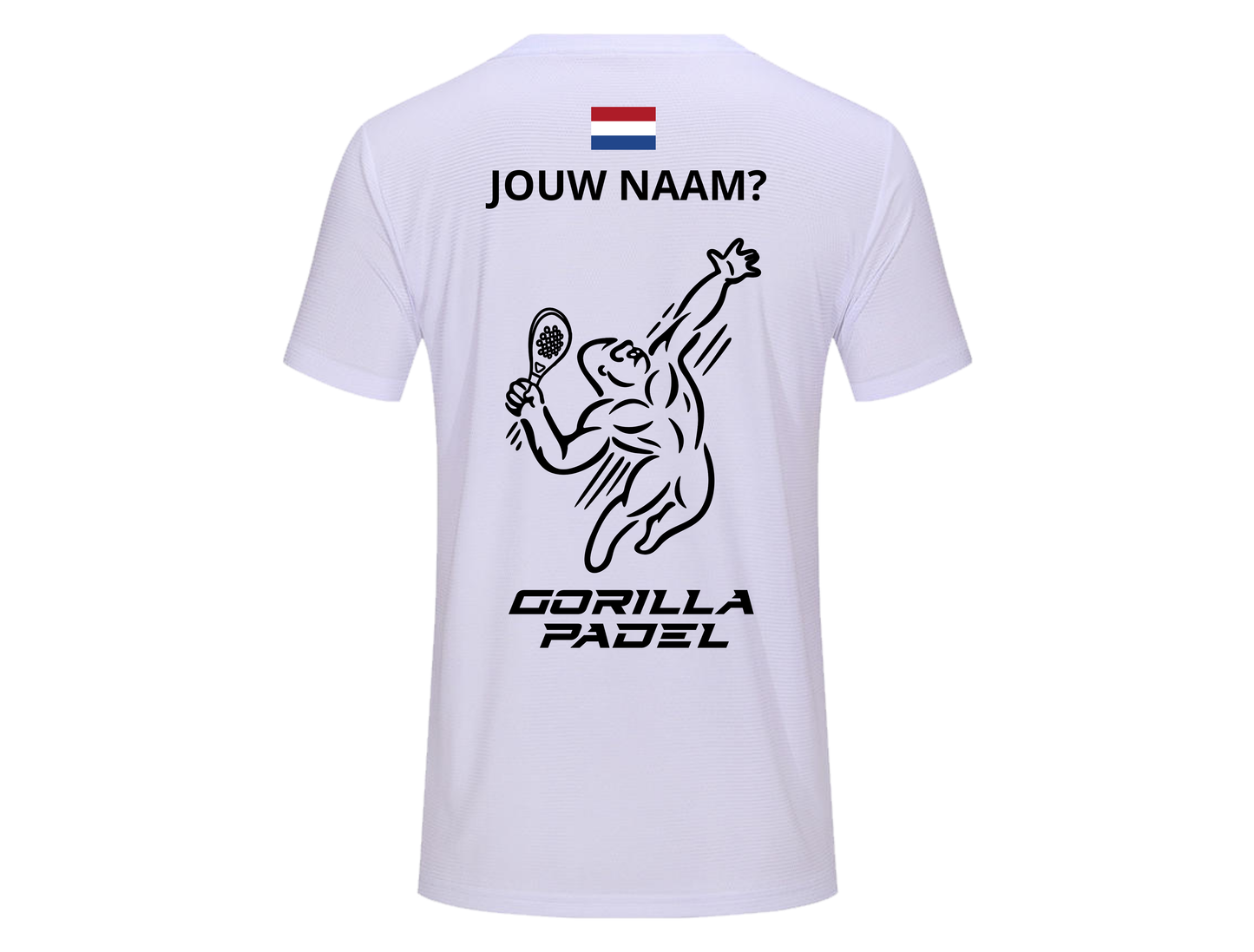 *EIGEN NAAM* Gorilla Padel Shirt