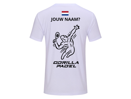 *EIGEN NAAM* Gorilla Padel Shirt