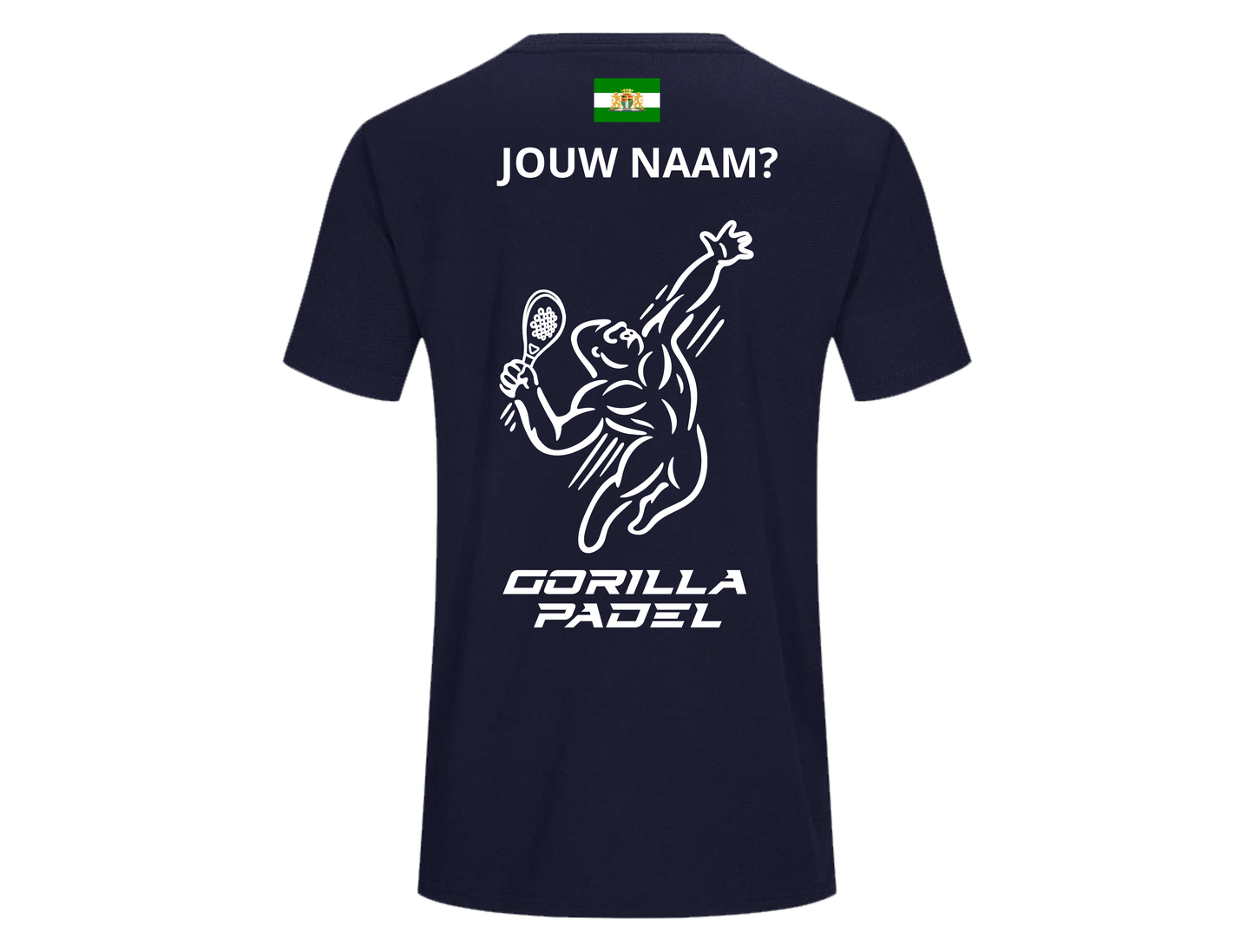 *EIGEN NAAM* Gorilla Padel Shirt