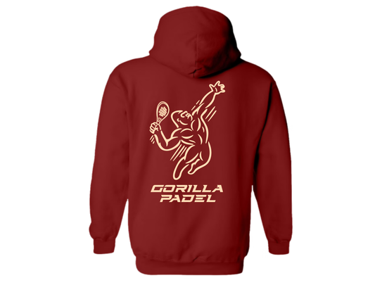 Gorilla Padel Hoodie Rood