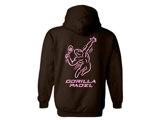 Gorilla Padel Hoodie Bruin