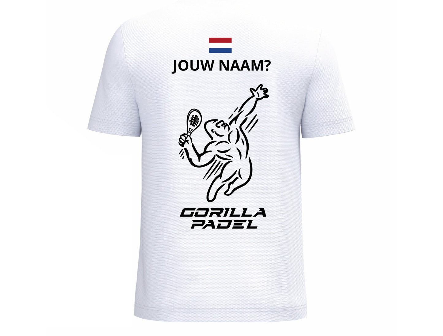 *EIGEN NAAM* Gorilla Padel Shirt