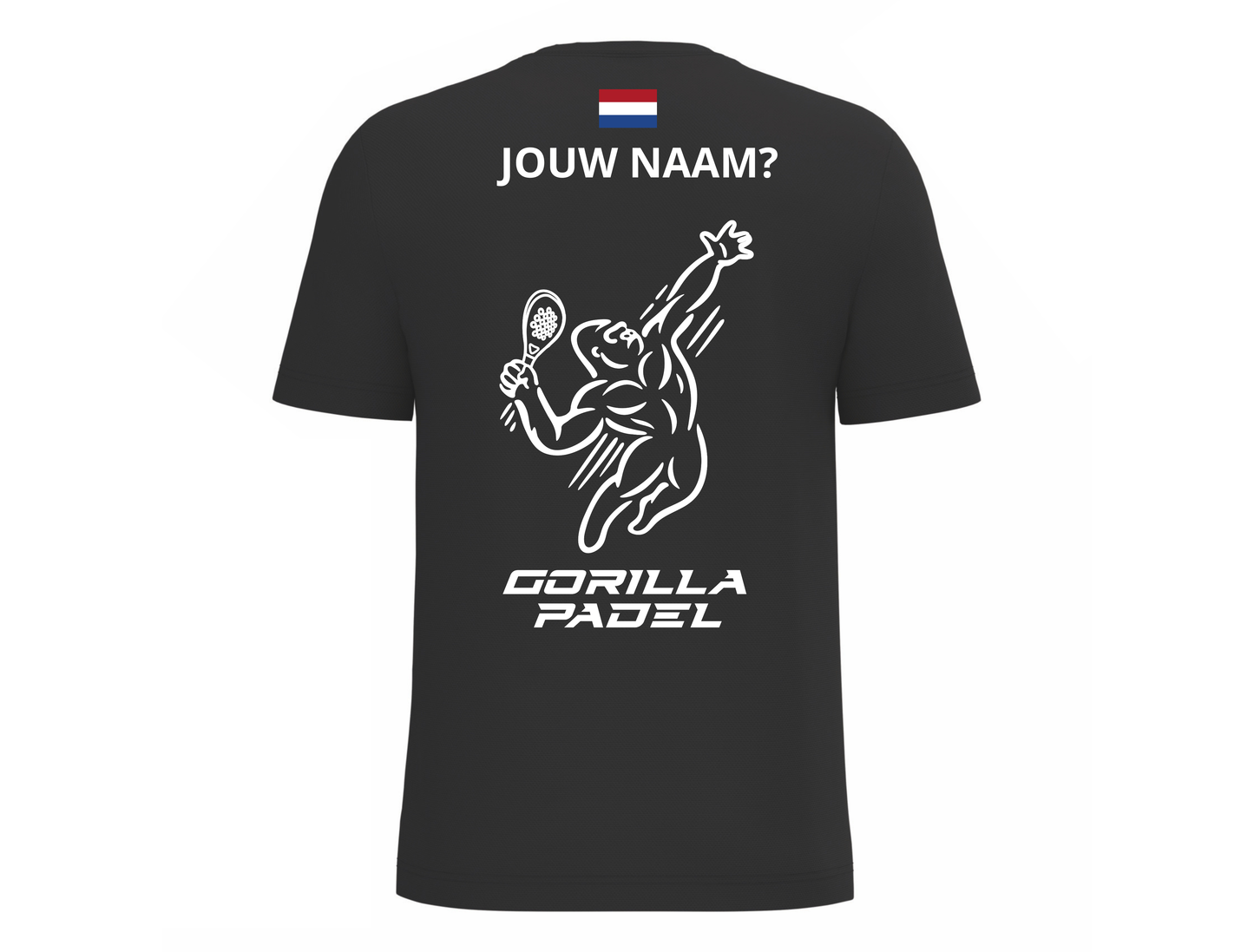 *EIGEN NAAM* Gorilla Padel Shirt