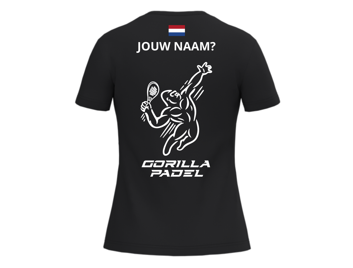 *EIGEN NAAM* Gorilla Padel Shirt Dames