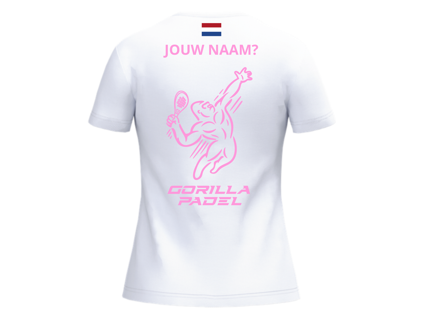 *EIGEN NAAM* Gorilla Padel Shirt Dames