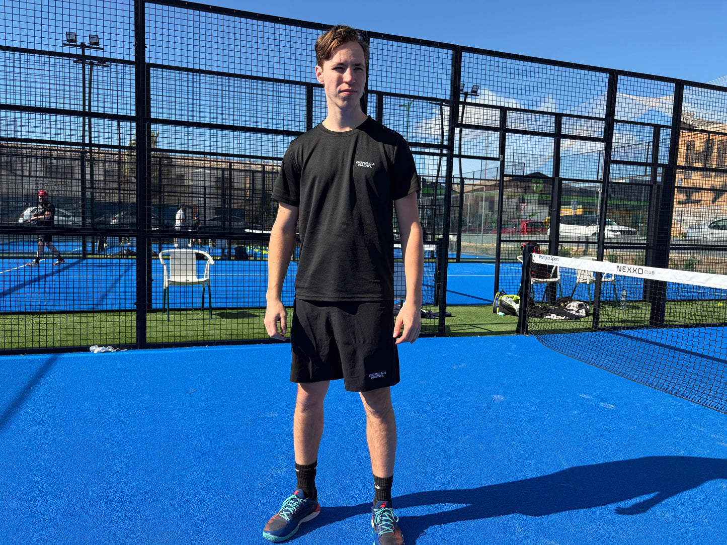 Gorilla Padel Set Zwart Wit - Kids